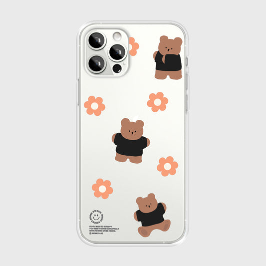 494 Blossom Bear Phone Case (Clear 透明殼)