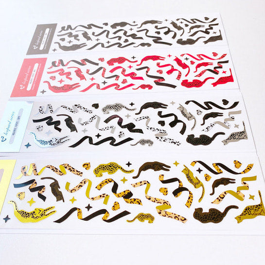 Love Me More Leopard Confetti Sticker (9色)