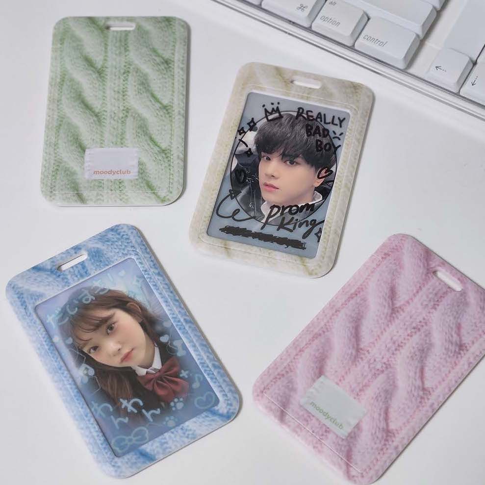 Moody Knit Photocard Holder (4款)