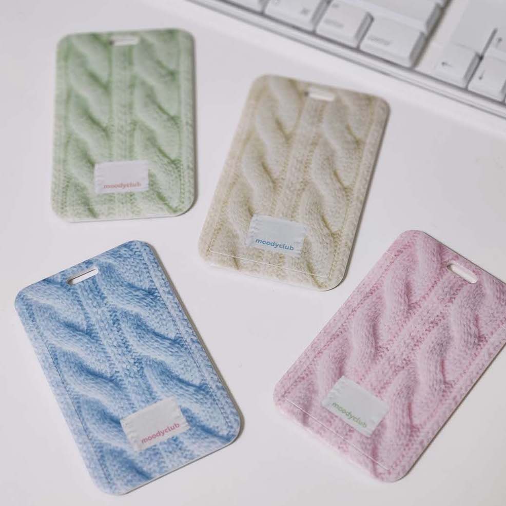 Moody Knit Photocard Holder (4款)