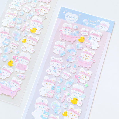 Floro Studio Bath Time Babies Sticker