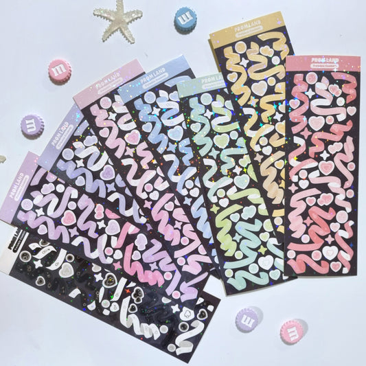 【特價Set】Promland Twinkle Confetti Sticker (8色)