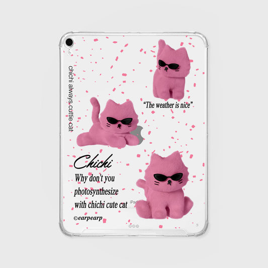 SUNGLASSES CHICHI-PINK Ipad Clear Case