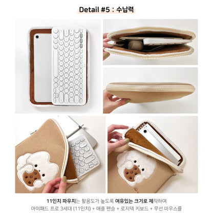 【Gift】POSOM Cookie Meow Ipad/Notebook Pouch (11/13/15 inch)