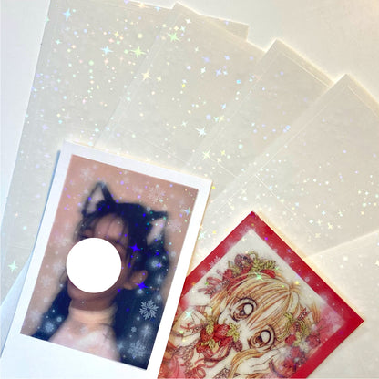 Pearly Button Filter Sticker Snowflakes (Polaroid/Picture SIze) (3色)