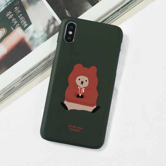 291 To Be Cold Quokka (Green) Phone Case (Hard 普通硬殼)