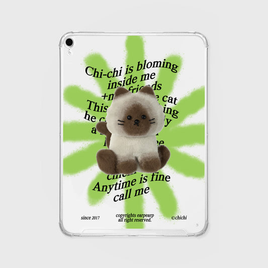 BLOOMING SIAMESE CHICHI Ipad Clear Case