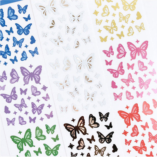 Love Me More Shine Butterfly Sticker (3色)