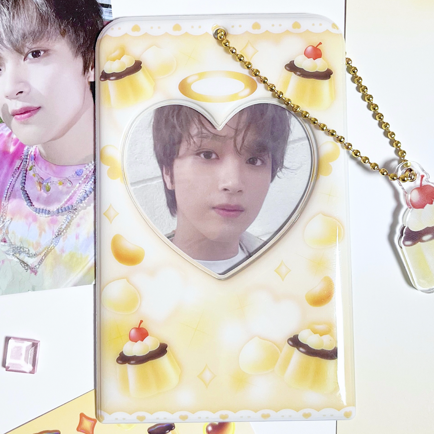 【現貨95折】Ducky World Fruits Pudding Photocard Holder 卡套