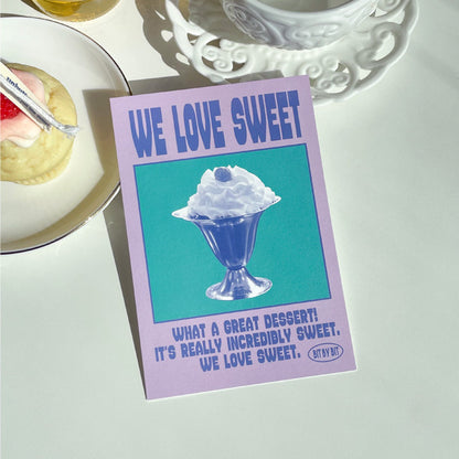 Bit by bit Sweet Postcard