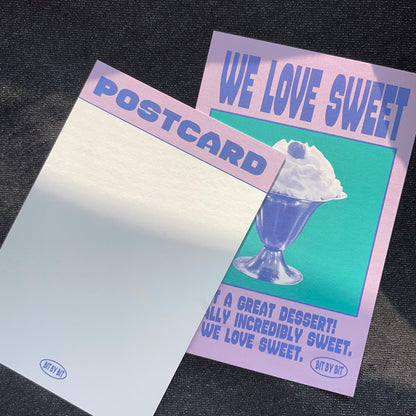 Bit by bit Sweet Postcard