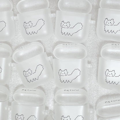 Hookka Hookka Studio Meoww Airpods Case (Mist 磨砂透明)