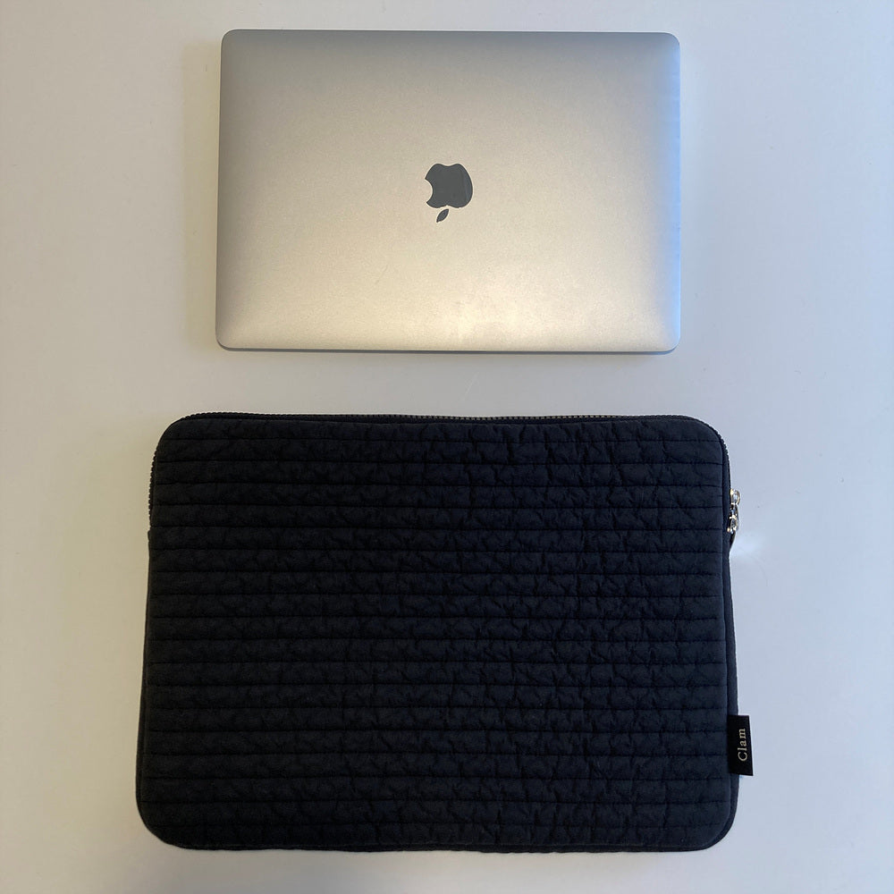 Clam Tablet&Laptop case _ Soft black (3 Size)