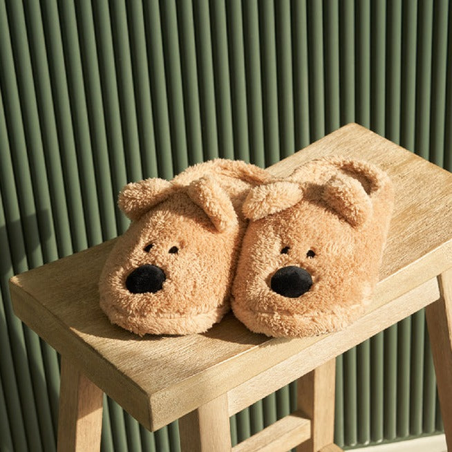 Dinotaeng Fluffy Slippers (Quokka/Marsh)