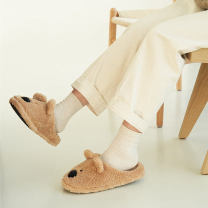 Dinotaeng Fluffy Slippers (Quokka/Marsh)