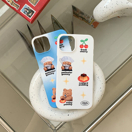 Pattern Pudding Gummy Phone Case (Hard 普通硬殼) (2色)