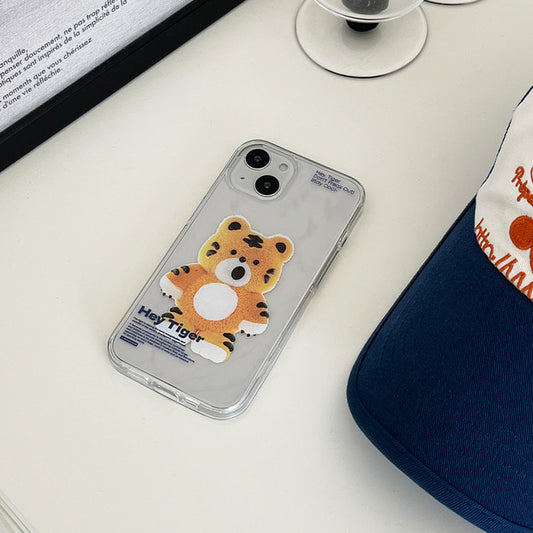 Stand Hey Tiger Phone Case (Clear/Tank Clear 透明/透明Tank款)