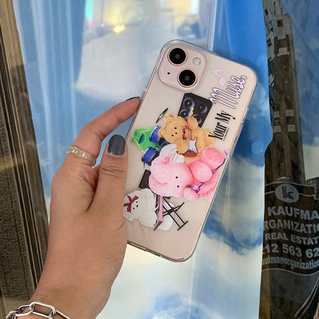 Band Of Friends Phone Case (Clear/Tank Clear 透明/透明Tank款)