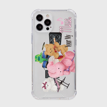 Band Of Friends Phone Case (Clear/Tank Clear 透明/透明Tank款)