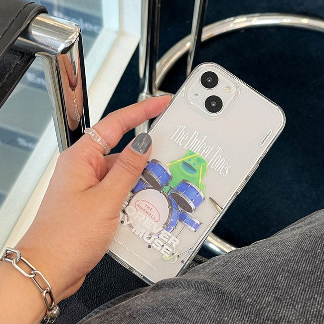 Green Muse Raptor Phone Case (Clear/Tank Clear 透明/透明Tank款)