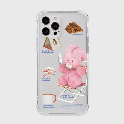 Pattern Camping Windy Phone Case (Clear/Tank Clear 透明/透明Tank款)