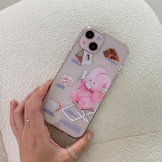 Pattern Camping Windy Phone Case (Clear/Tank Clear 透明/透明Tank款)