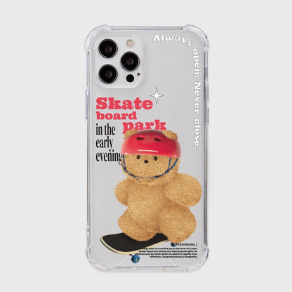 Small Gummy Skateboarder Phone Case (Clear/Tank Clear 透明/透明Tank款)