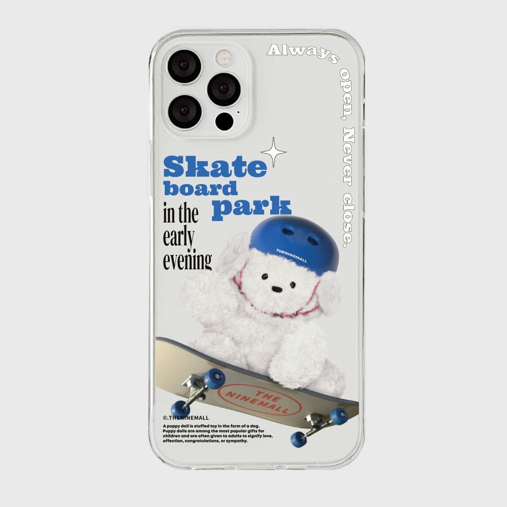 Small Ppokku Skateboarder Phone Case (Clear/Tank Clear 透明/透明Tank款)