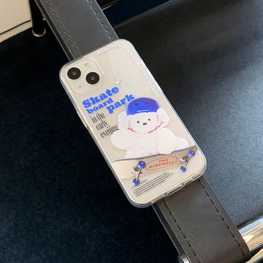 Small Ppokku Skateboarder Phone Case (Clear/Tank Clear 透明/透明Tank款)