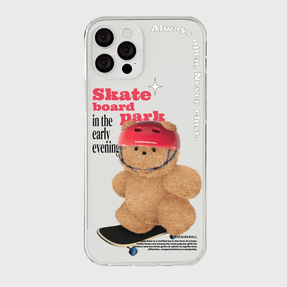 Small Gummy Skateboarder Phone Case (Clear/Tank Clear 透明/透明Tank款)