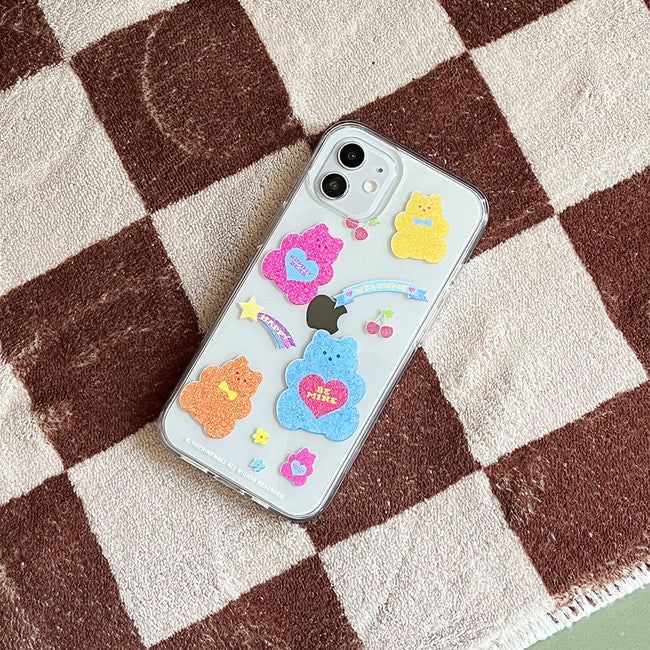 Glitter Gummy Phone Case (Clear/Tank Clear 透明/透明Tank款)