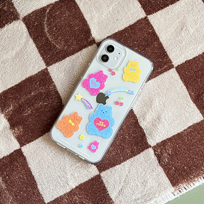 Glitter Gummy Phone Case (Clear/Tank Clear 透明/透明Tank款)