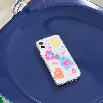 Glitter Gummy Phone Case (Clear/Tank Clear 透明/透明Tank款)