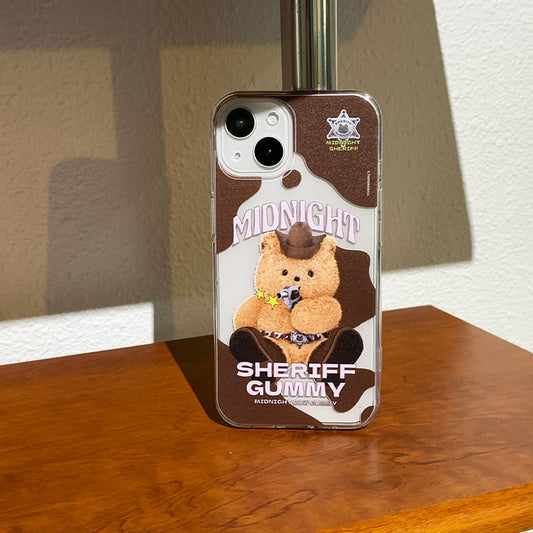 Pattern Cowboy Phone Case (Clear/Tank Clear 透明/透明Tank款)