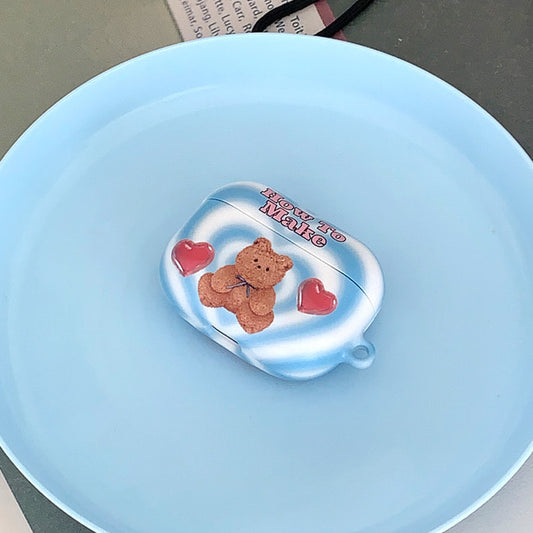 Ribbon Teddy Gummy Airpods Case (Hard 硬殼)