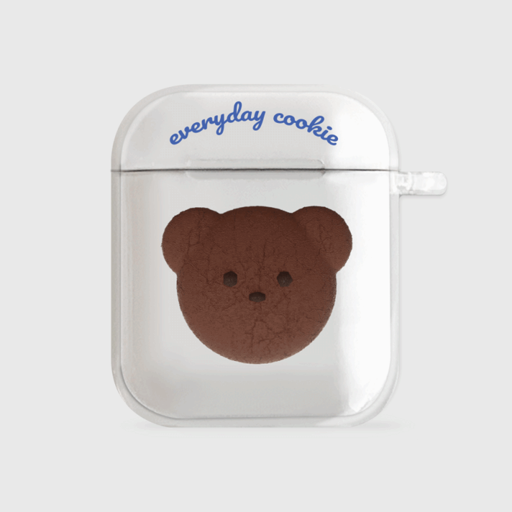Teddy Cookie Airpods Case (Clear 透明殼)
