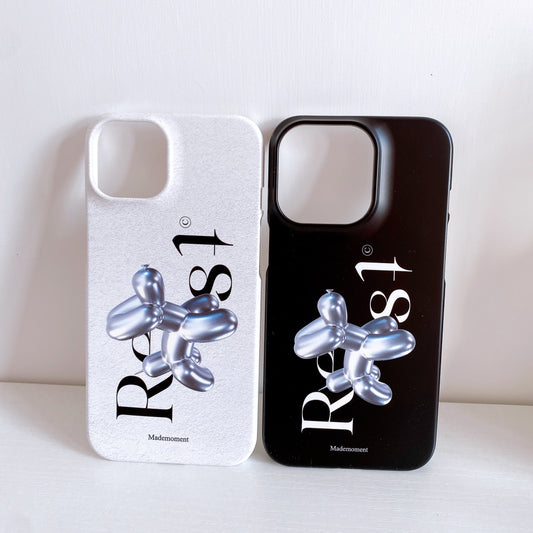 【現貨95折】Rest Ballon Phone Case (Black/White) (Hard 普通硬殼)