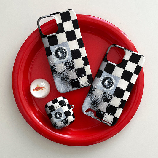 Checkers Fish Bowl Phone Case (Hard 普通硬殼)