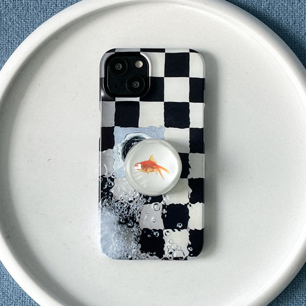 Checkers Fish Bowl Phone Case (Hard 普通硬殼)