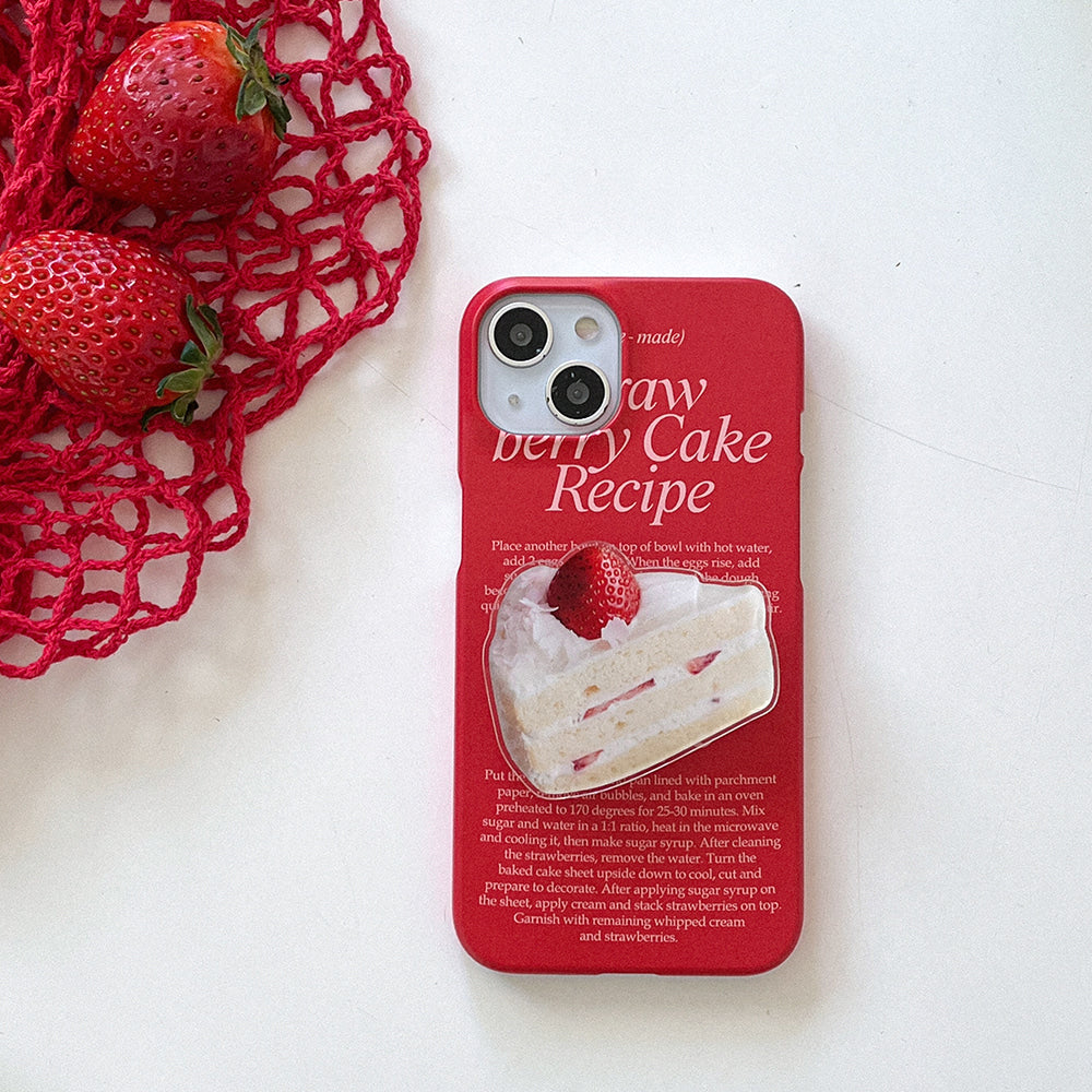 Cake Recipe Phone Case (Hard 普通硬殼) (2色)