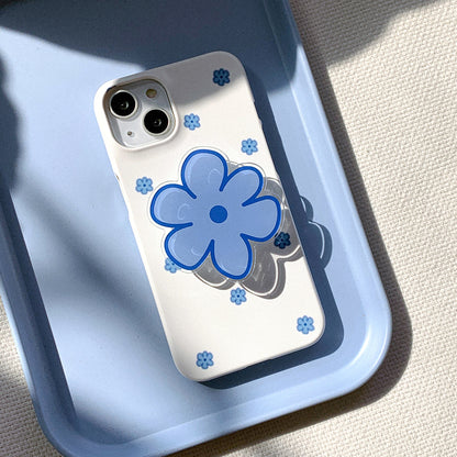 Blue Flower Phone Case (Hard 普通硬殼) (2色)