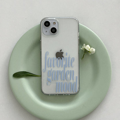 Garden Mood Phone Case (Clear/Tank 透明/透明Tank款)