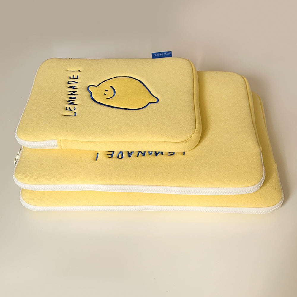 Second Morning Lemony Ipad/MacBook Pouch (11/13/15 inch)