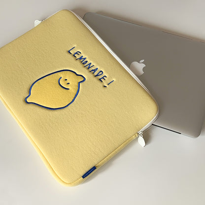 Second Morning Lemony Ipad/MacBook Pouch (11/13/15 inch)