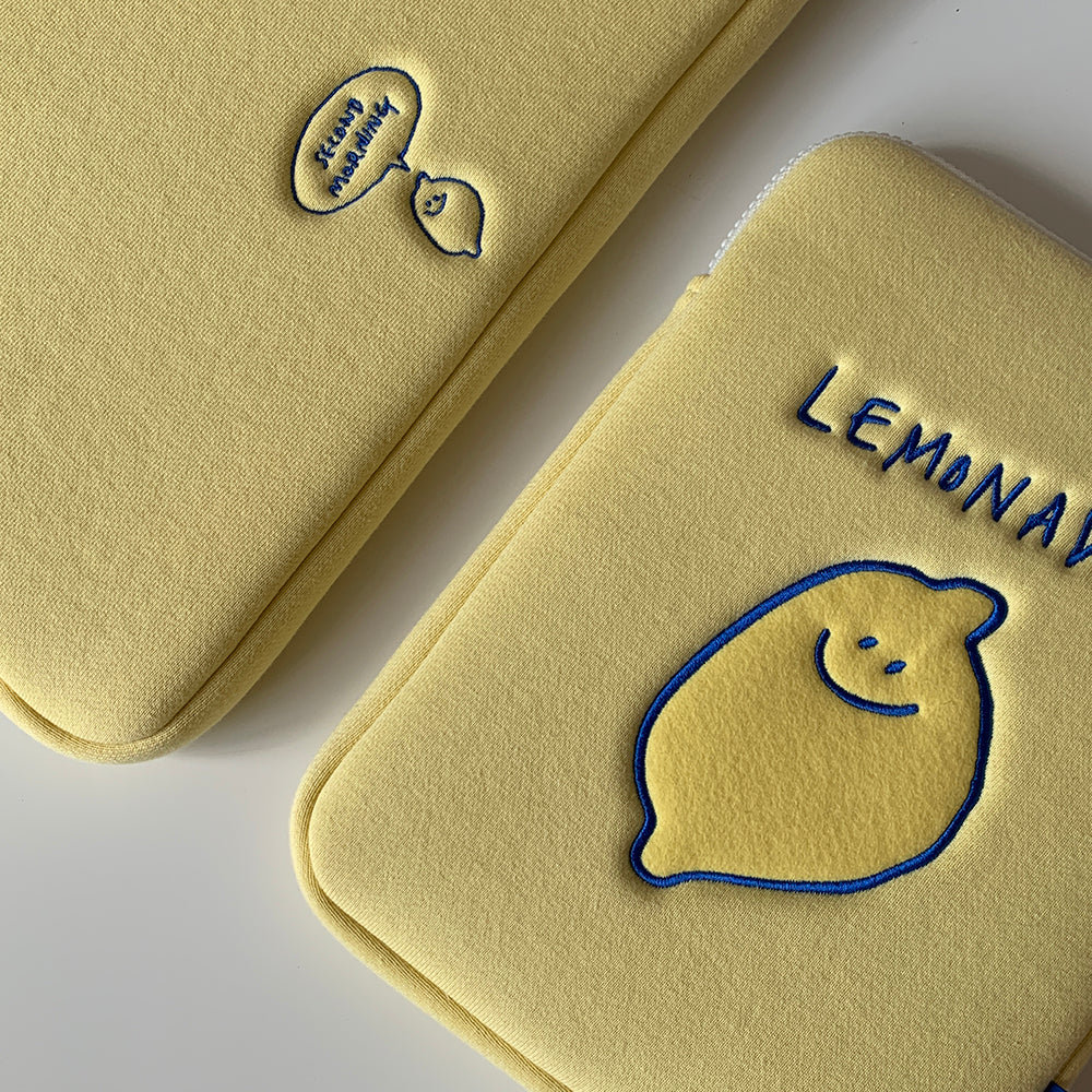 Second Morning Lemony Ipad/MacBook Pouch (11/13/15 inch)