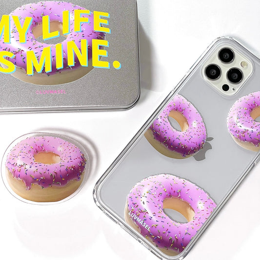 Luvmasel Pink Donut Phone Case (Jelly Hard/Magsafe)