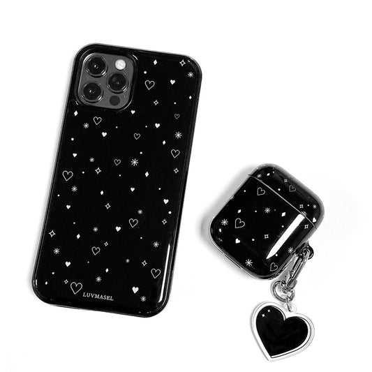 Luvmasel Heart Glitter Phone Case (Epoxy)