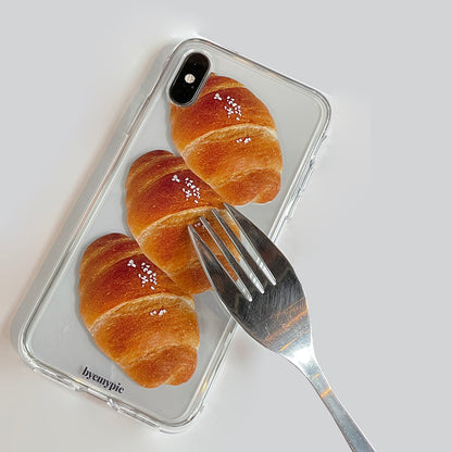 Byemypie Salt Bread Phone Case (Hard Jelly 透明殼)