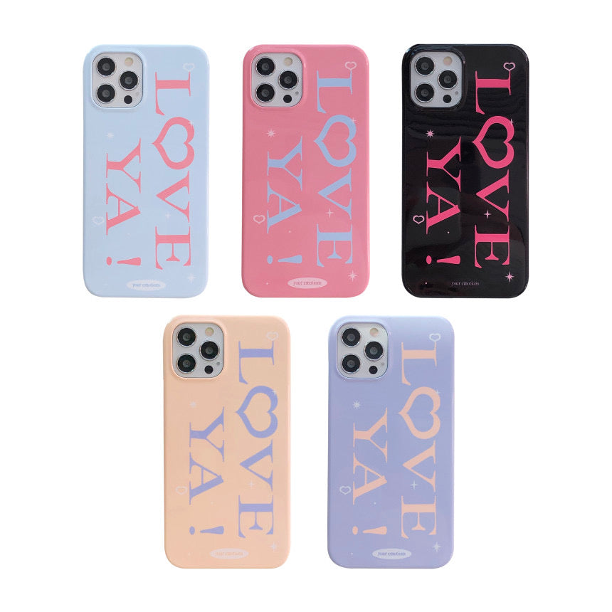 【Custom 自訂款】Your Emotions Love Ya Phone Case (Hard 普通硬殼)