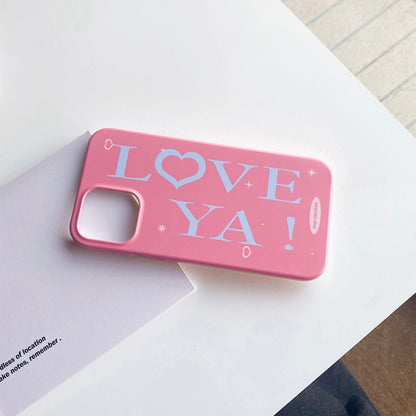 【Custom 自訂款】Your Emotions Love Ya Phone Case (Hard 普通硬殼)